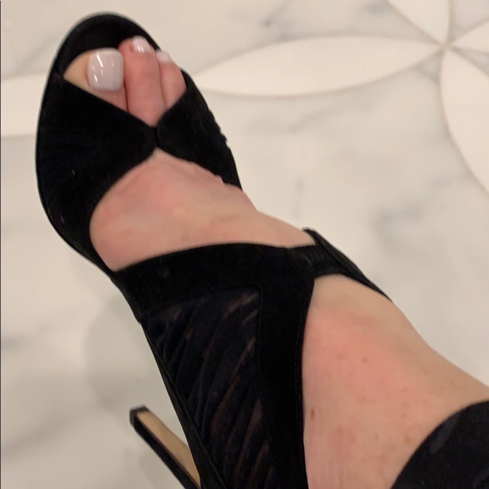 Fendi Platform Black Heels